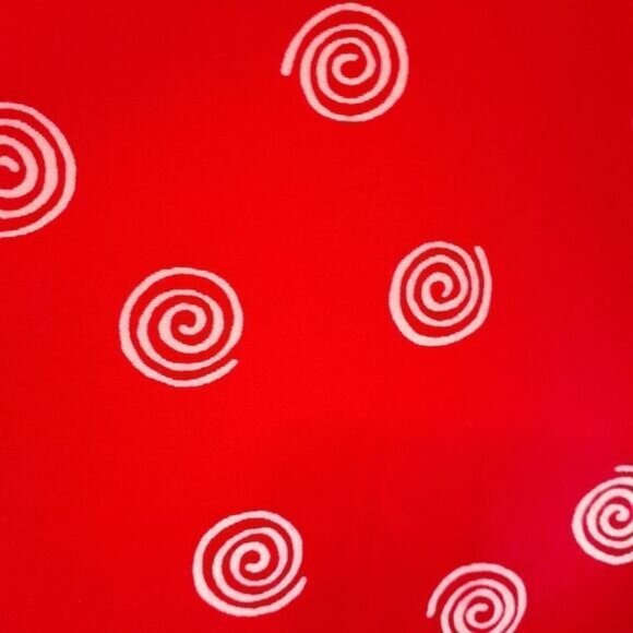 Vintage Abstract Print Button Down Midi Dress - Picture 8 of 13